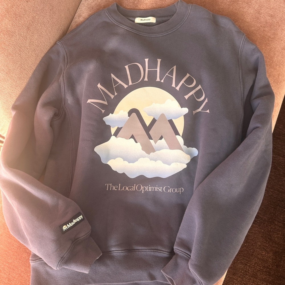 Madhappy Purple Crewneck Sweater